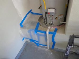 Water Heater Leak in Garage