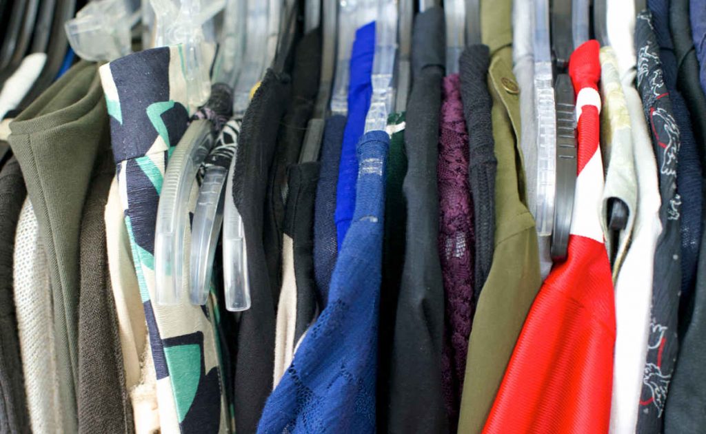stuffy, messy closet that's a breeding ground for mold