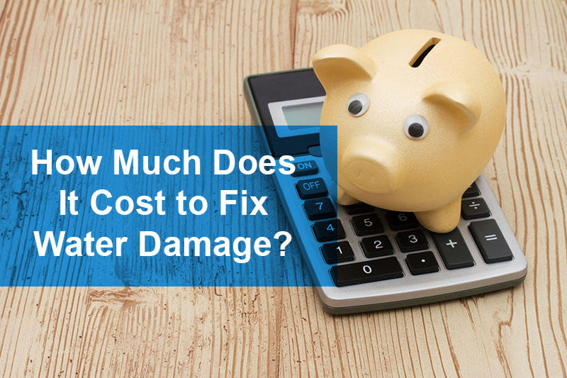 How Much Does It Cost to Fix Water Damage?